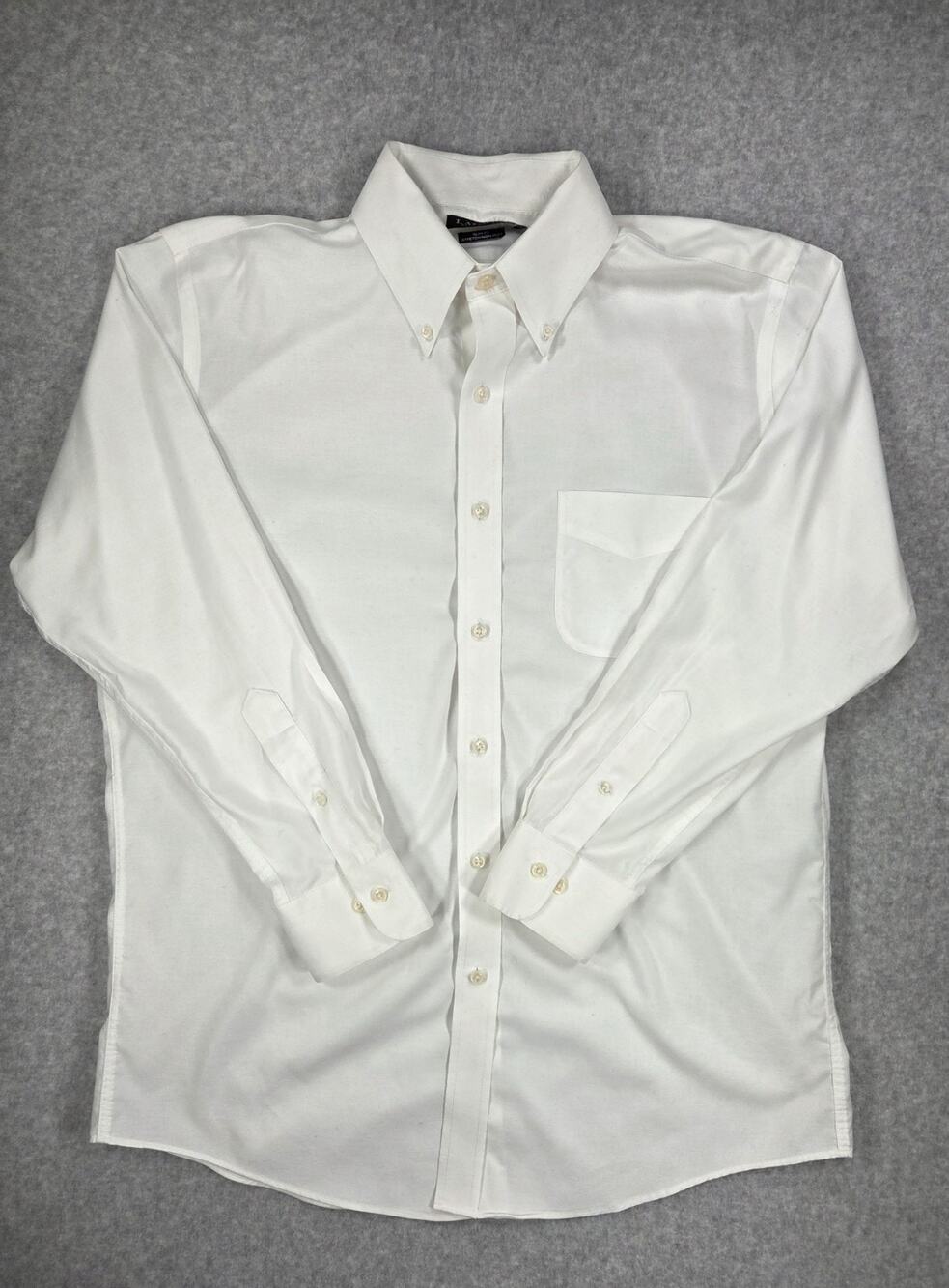 Lauren Ralph Lauren Shirt Mens 16.5 32/33 White Dress Slim Fit Stretch Non Iron